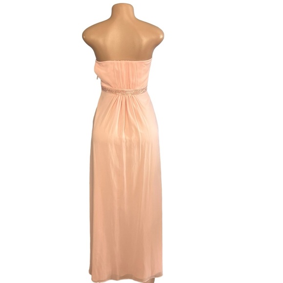 Ted Baker Pastel Pink Silk Strapless Gown - Picture 7 of 9